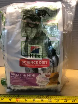 4.5LB science diet small and mini dog food (opened)