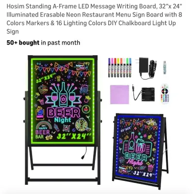 LED writing board