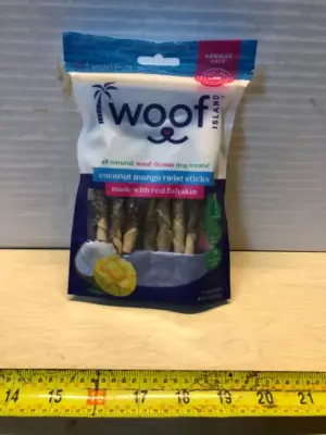 3 packages coconut mango twist sticks exp:05/07/2026