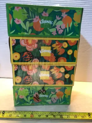 4 boxes Kleenex