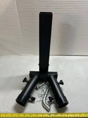 trailer hitch flag pole stand