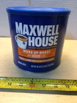 28.4 oz Maxwell house ground coffee exp:07/08/2026