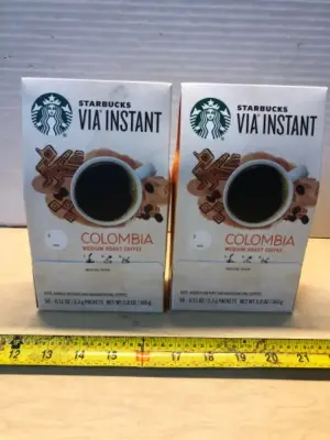 2 boxes Starbucks via instant 50 packets each box exp:02/09/2026