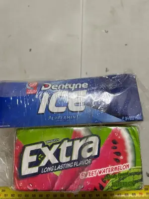two boxes of gum