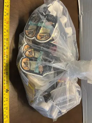 lot of variety cat foods