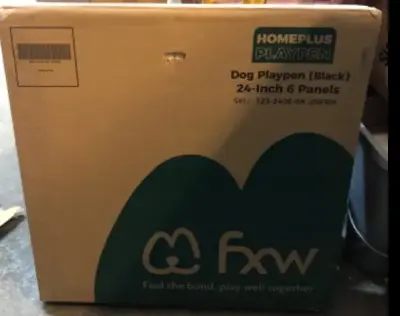 Homeplus dog play pen 24 inch 6 panels
