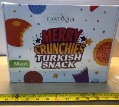 Merry chunchies Turkish snack box exp:04/15/2026