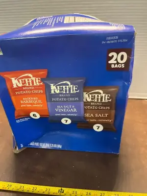 2ct various kettle potato chips exp 08/25