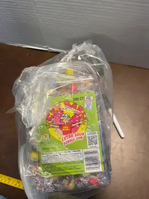 lots of crybaby extra sour bubblegum