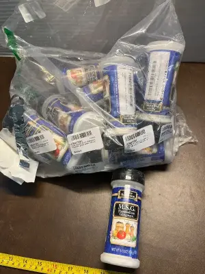 lots of monosodium glutamate 5 1/2 OZ exp07/28