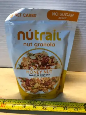 5 bags 8oz nut granola honey nut exp:08/07/2025