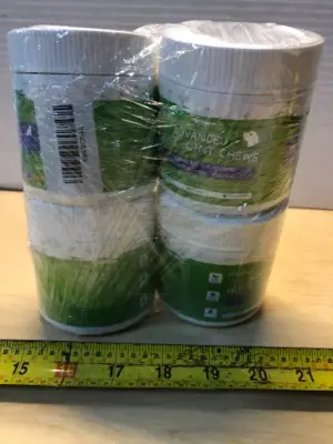 4 tubs advance hip and joint dog chews 90 soft chews each tub