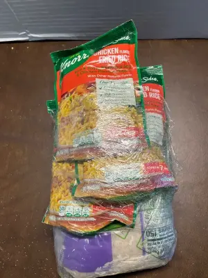 bundle of various rice