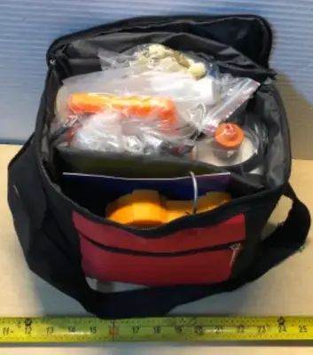 Vacuum pump with case