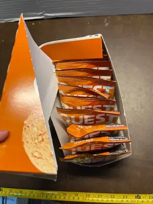 quest, protein, cookie bars (opened) exp11/25