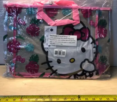 2 hello kitty clear bags
