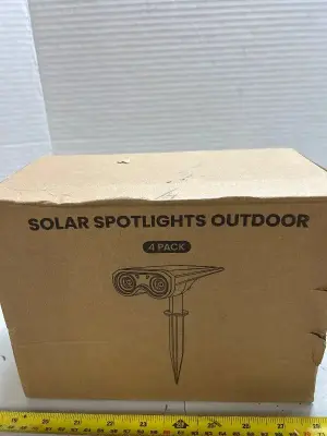 four pack of outdoor solar Spotlights