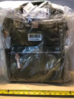 All season green backpack