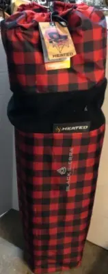 Black Sierra heated fleece comfort cloud club chair