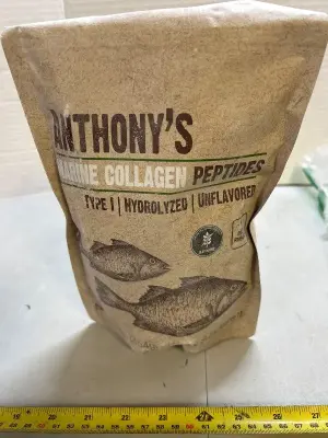 Anthony’s Marine collagen peptides 1 pound good until 2030
