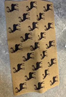 to count Christmas doormat