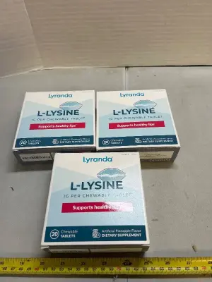 3 20 packs of healthy lip supplements, pineapple flavor, good until January 2028