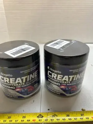 2 120 count jars of creatine monohydrate gummy’s good until August 2027