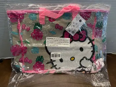 Clear hello Kitty tote bag