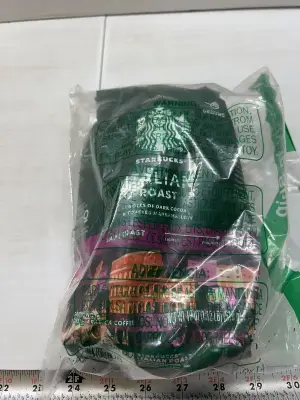 18 ounces of Starbucks, Italian roast dark roast best before May 2026