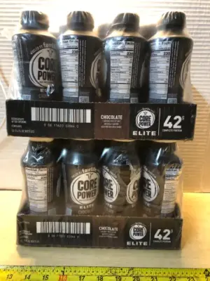 2 packages 12 pack each core power elite chocolate shake exp:05/15/2026