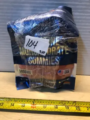 2 bags 120 gummies each sugar free creatine gummies exp:04/22/2027