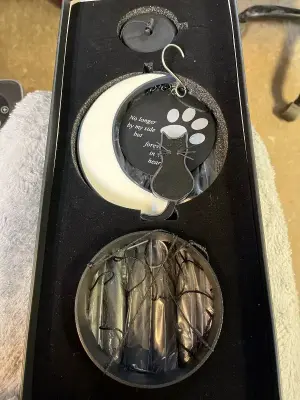 memorial pet wind chime