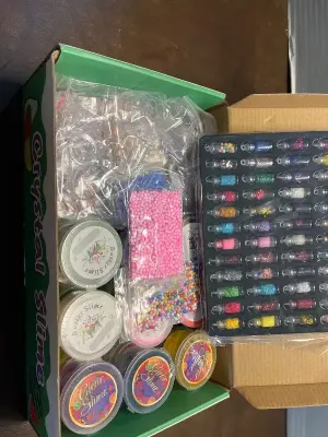 Crystal butter, slime kit