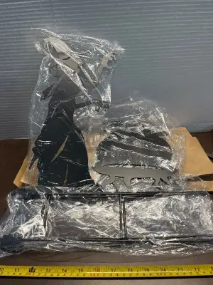 bundle of outside Halloween stake decorations