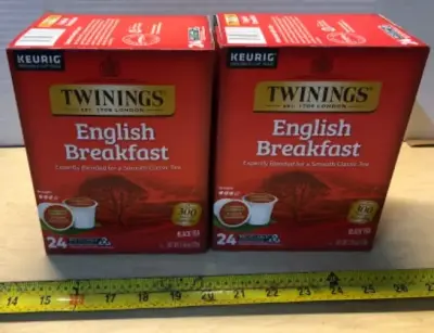 2 boxes 24 count kcup black tea exp:11/24/2027