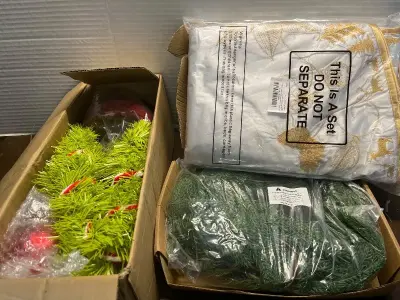 reef pickings, voliora white 54in holiday decoration, christmas decoration