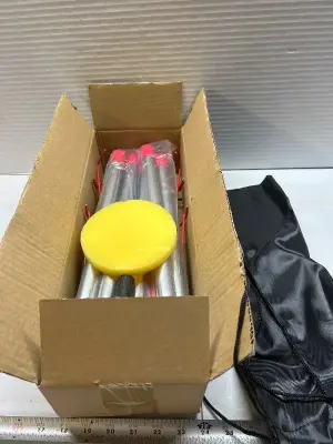 nine pack of fruit picker poles