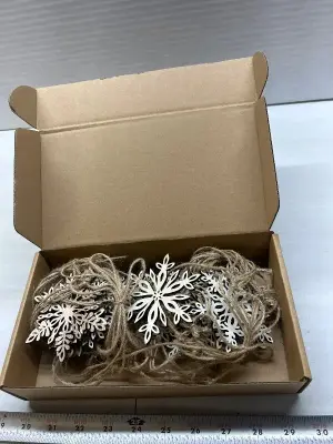 24 piece wooden Christmas ornament