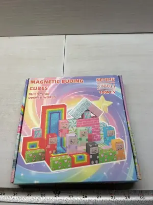 100 piece la boo-boo magnetic building cubes
