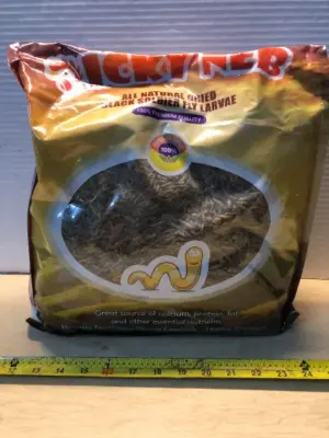 5lb all natural dried black solider fly larvae