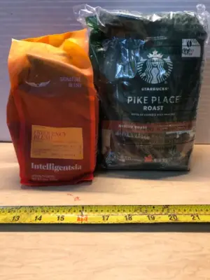 2 bags 12oz signature blend special coffee beans exp:01/22/2026, 28oz whole bean Starbucks pike place coffee exp:03/16/2026