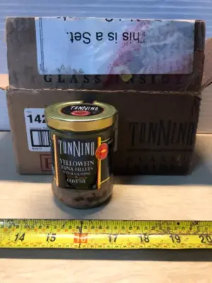 6 jars tuna fillets with black pepper exp:06/2029