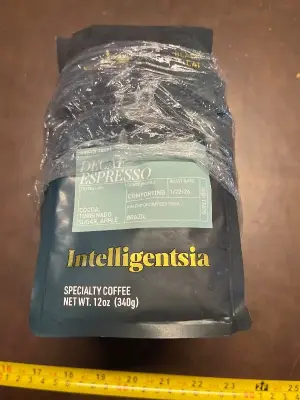 2ct decaf espresso, ground coffee, EXP 1/26