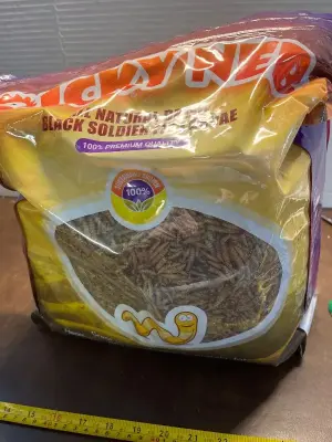 all natural dried black soldier fly larvae 5 pounds