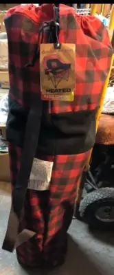 Black Sierra heated fleece comfort cloud club chair