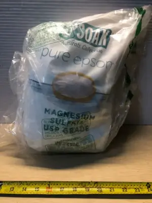 19lb pure epsom salt (opened)
