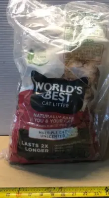 15lb worlds best cat litter (opened)