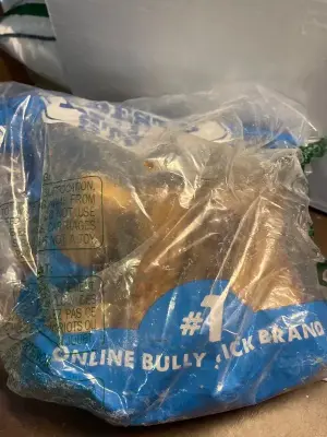 bag of best bully sticks dog bones