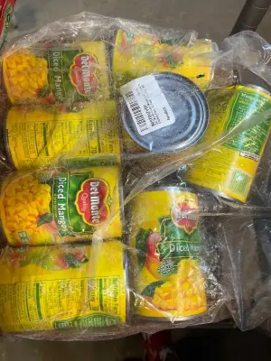 8CT diced mango cans