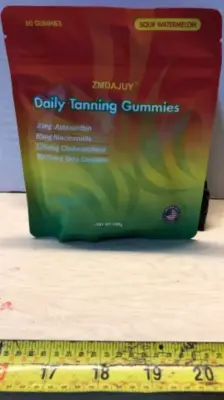 3 bags daily tanning gummies 60 gummies per bag exp:03/2027